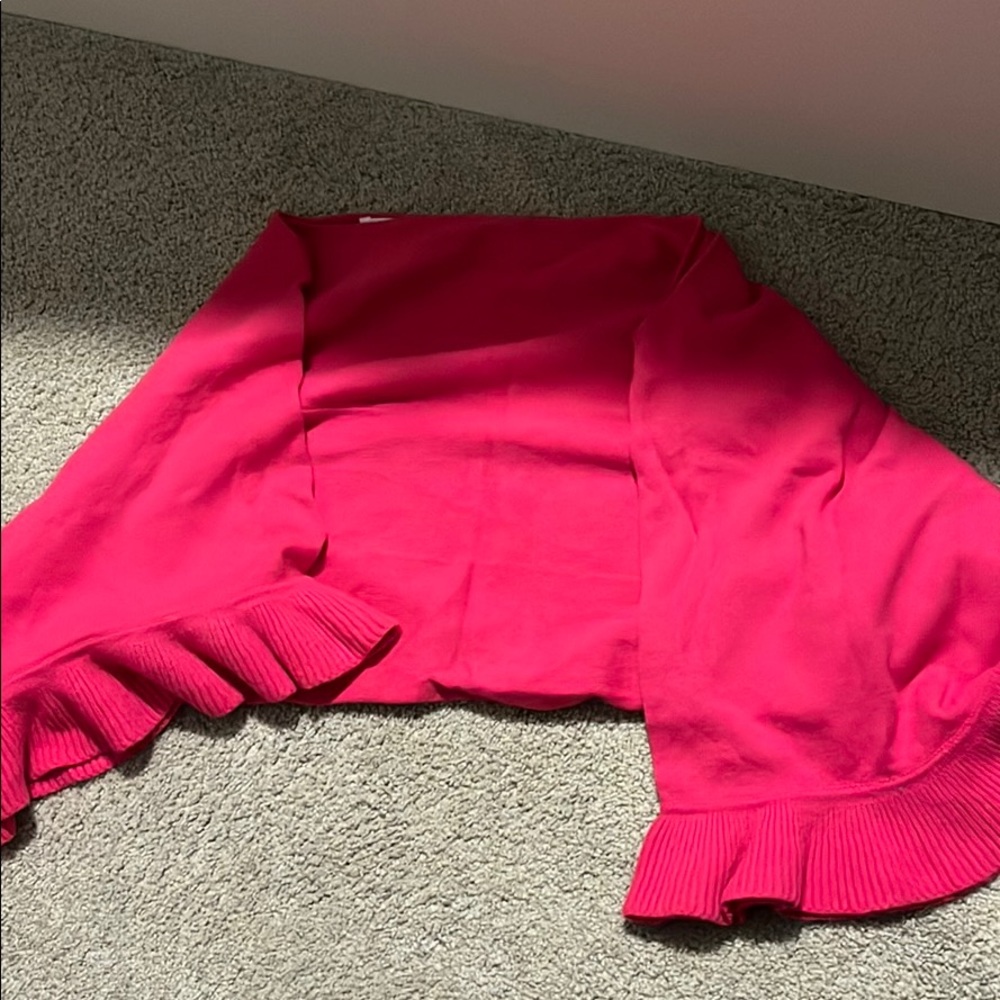 Lilly Pulitzer Ruffle Poncho
